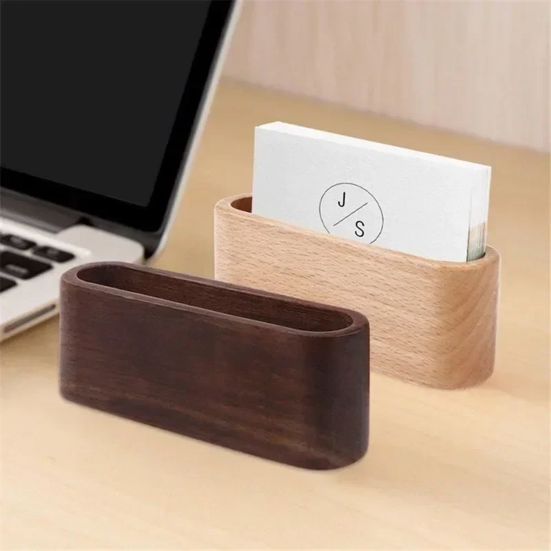 Wooden Business Card Holder No - Jewelry Making Business recensione e prezzo