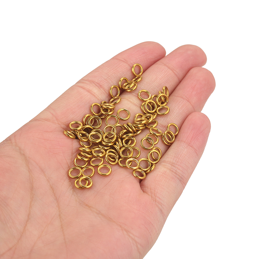 50pcs Stainless Steel O Ring G - Jewelry Making Looper Tool recensione e prezzo
