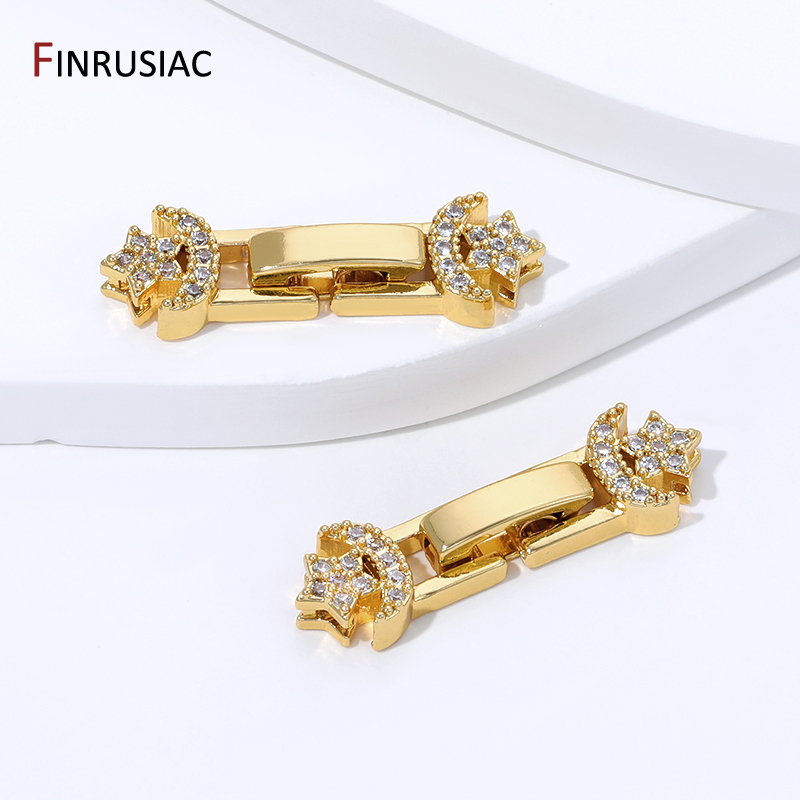 18K Gold Plated Brass Pearl Cl - Jewelry Making Items recensione e prezzo