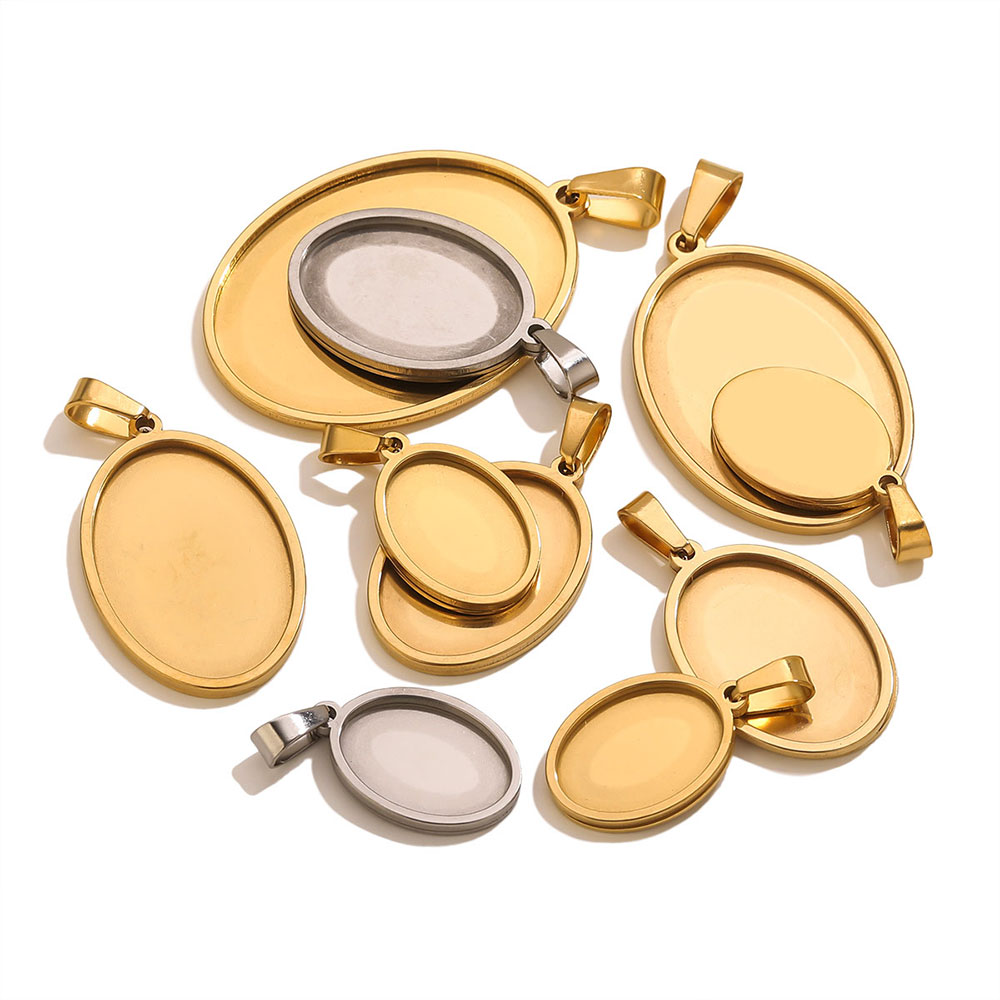 5PCS Stainless Steel Charms Go - Jewelry Making Materials Wholesale recensione e prezzo