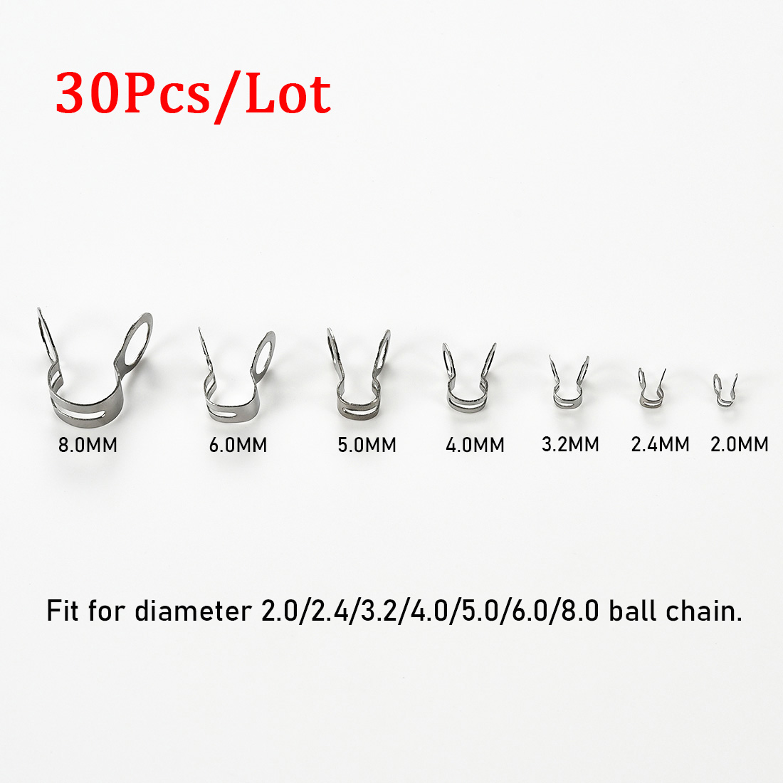 30Pcs Stainless Steel Ball Cha - Jewelry Making Chain recensione e prezzo