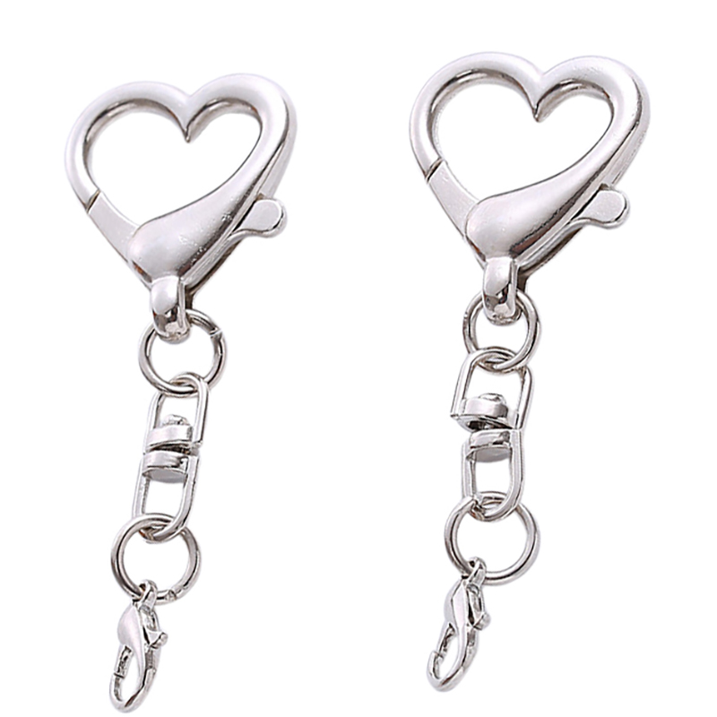 10/20/50Pieces Unique Alloy He - Lobster Clasp Silver recensione e prezzo