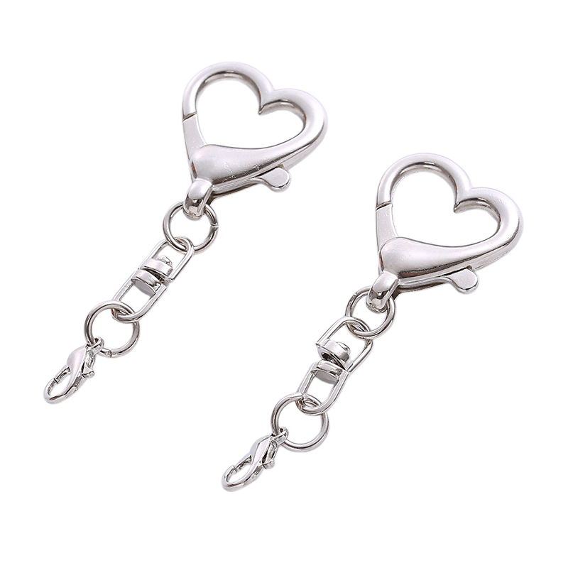 10/20/50Pieces Unique Alloy He - Lobster Clasp Silver recensione e prezzo