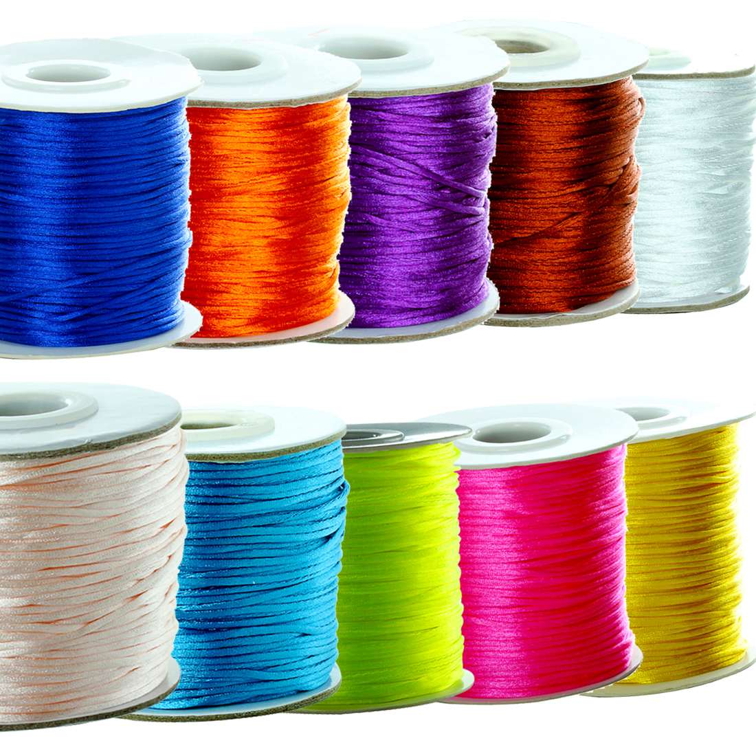 50-80Yards 1.5/2mm Colorful Ra - Knotting Cord Silk recensione e prezzo