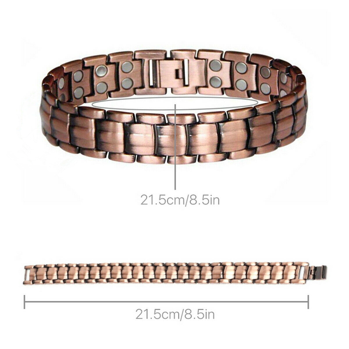 Men Red Copper Bracelet Busine - Jewelry Making Business recensione e prezzo