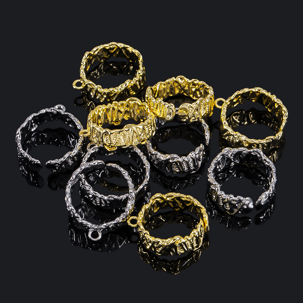 2Pcs Gold Plated Irregular Ope - Jewelry Making Materials Wholesale recensione e prezzo