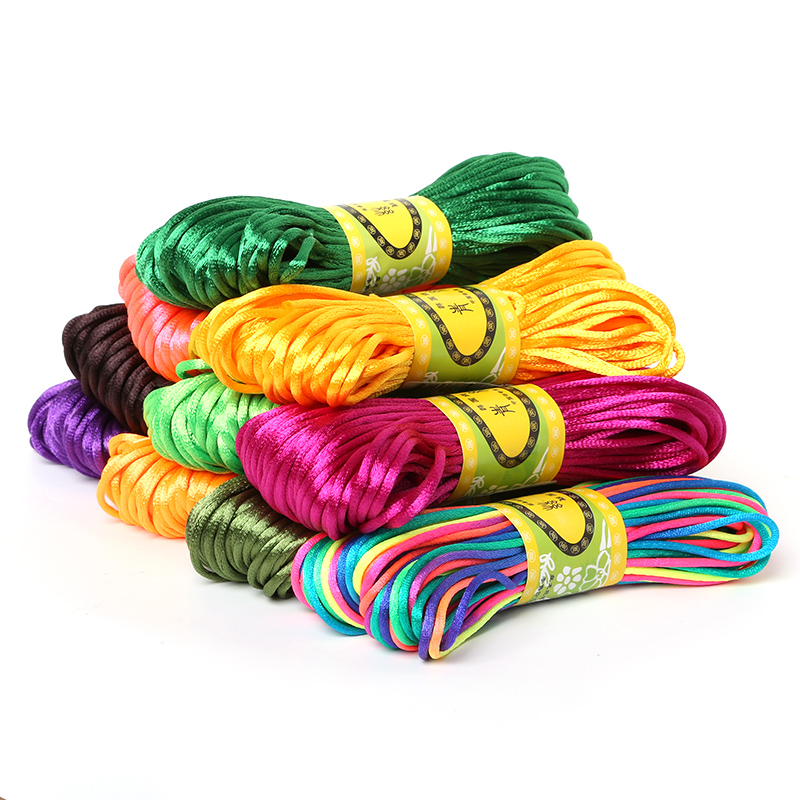 2.5mm 20 Meters Soft Satin Rat - Knotting Cord Silk recensione e prezzo
