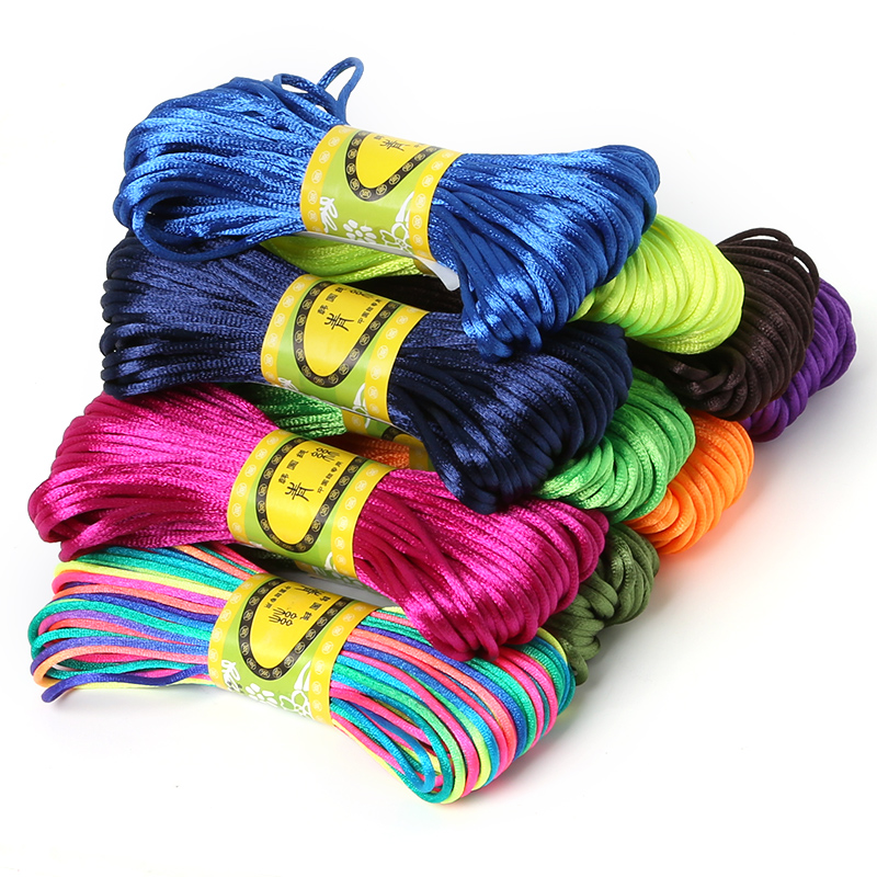 2.5mm 20 Meters Soft Satin Rat - Knotting Cord Silk recensione e prezzo