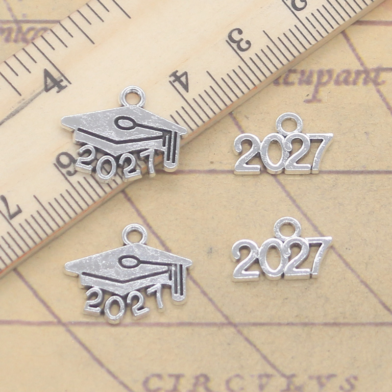 30pcs Charms 2027 Graduation C - Jewelry Making Diploma recensione e prezzo