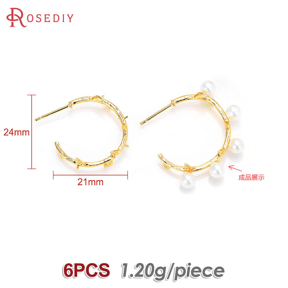 6PCS 18K Gold Color Brass with - Jewelry Making Set recensione e prezzo