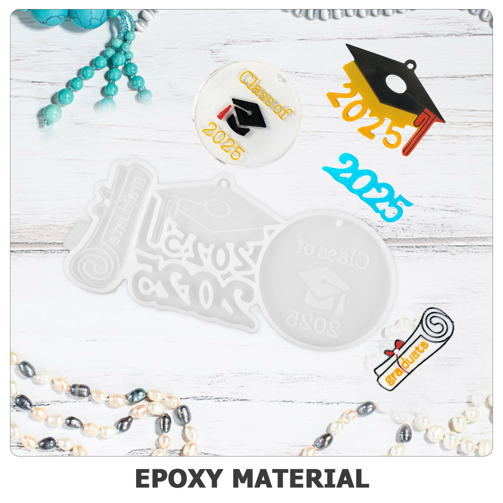 Silicone Diploma Cap Keychain  - Jewelry Making Diploma recensione e prezzo