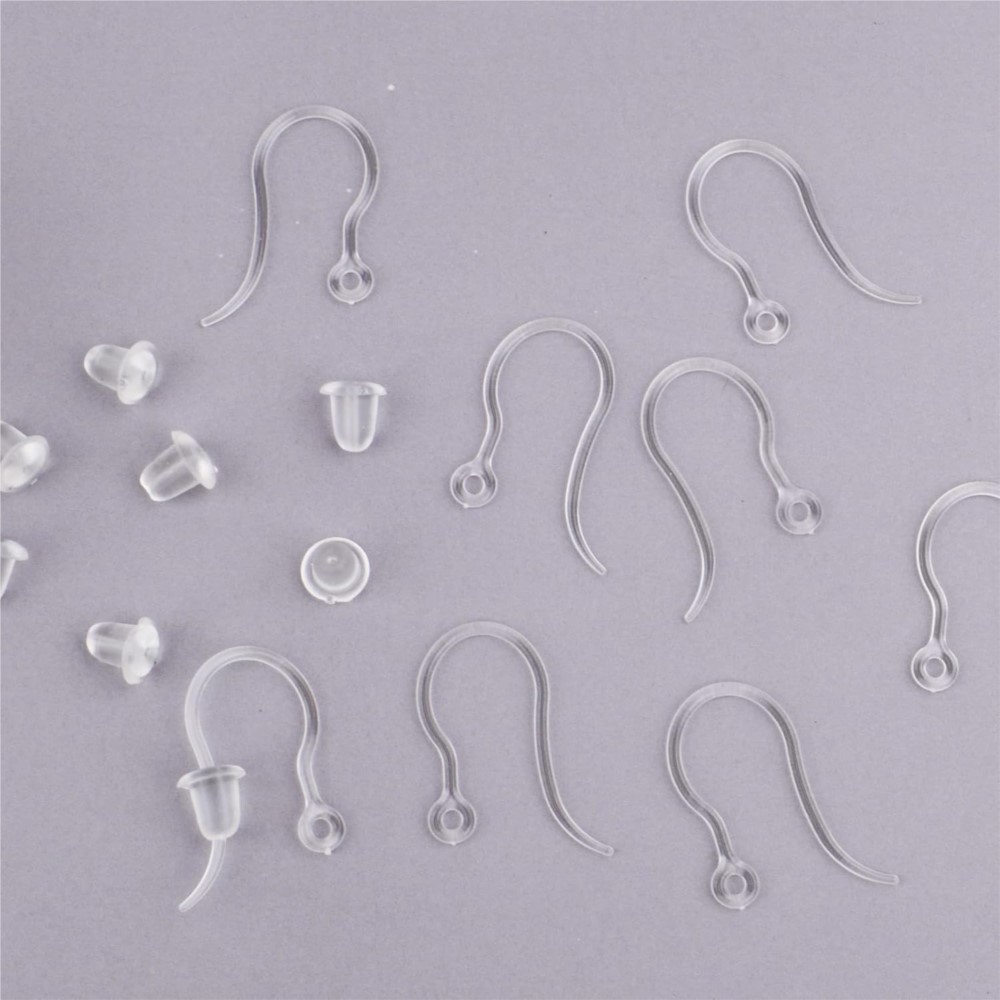 40pcs Clear Plastic Earring Ho - Jewelry Making Pins recensione e prezzo