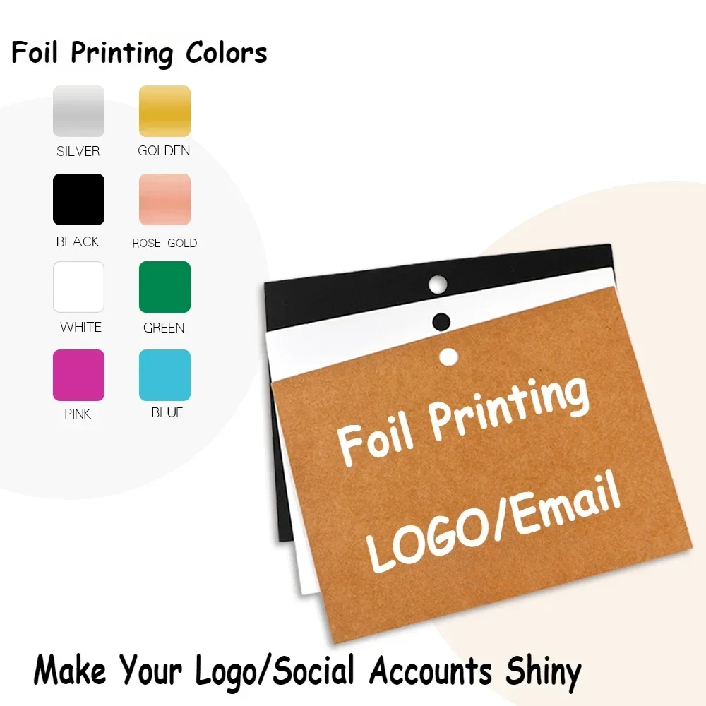 100PCS Shiny Brand Logo Person - Jewelry Making Business recensione e prezzo