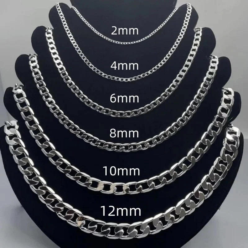 Men's 925 Sterling Silver Neck - Lobster Clasp Silver recensione e prezzo