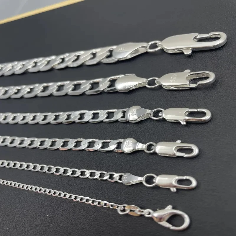 Men's 925 Sterling Silver Neck - Lobster Clasp Silver recensione e prezzo