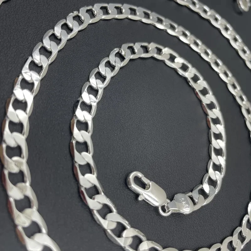 Men's 925 Sterling Silver Neck - Lobster Clasp Silver recensione e prezzo