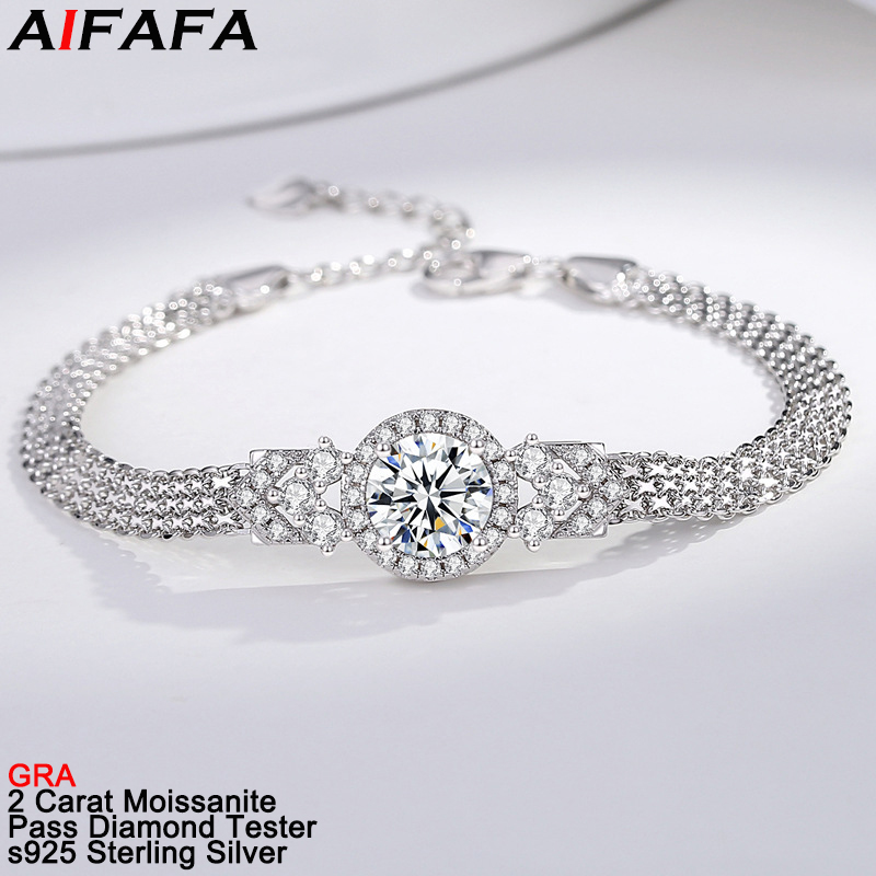 New 2 Carat D Color VVS1 Moiss - Lobster Clasp Silver recensione e prezzo