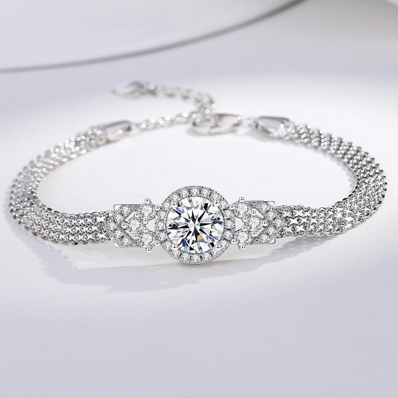 New 2 Carat D Color VVS1 Moiss - Lobster Clasp Silver recensione e prezzo