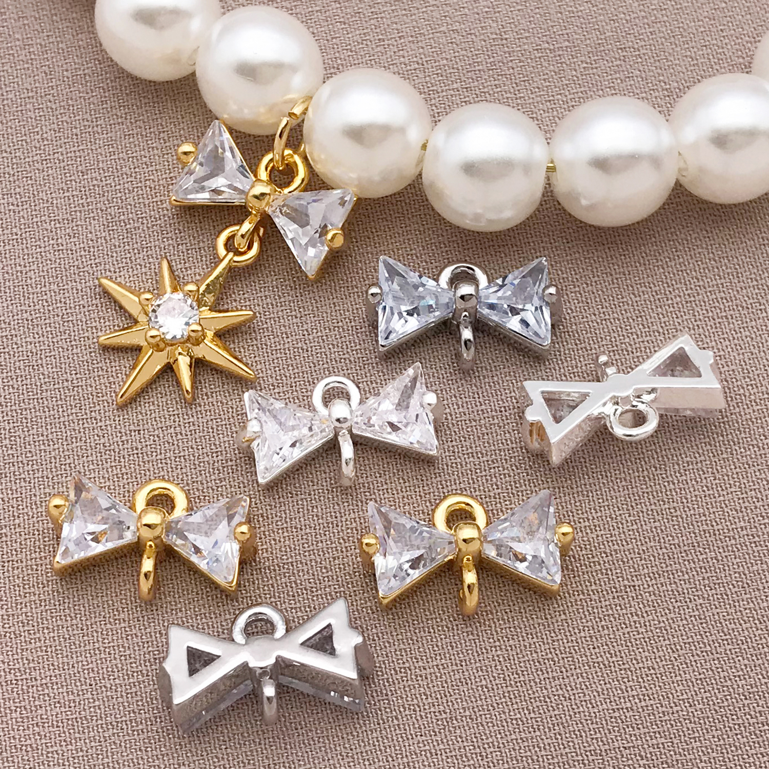 2/4/6pcs Wholesale 18k Gold Pl - Jewelry Making Materials Wholesale recensione e prezzo