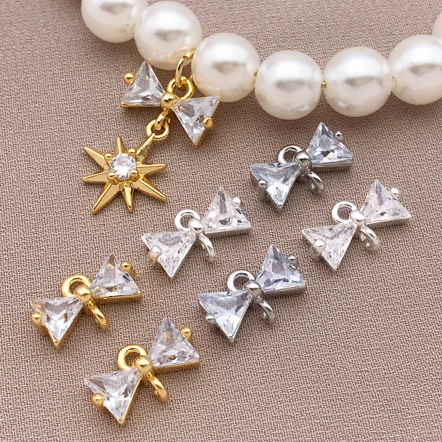 2/4/6pcs Wholesale 18k Gold Pl - Jewelry Making Materials Wholesale recensione e prezzo