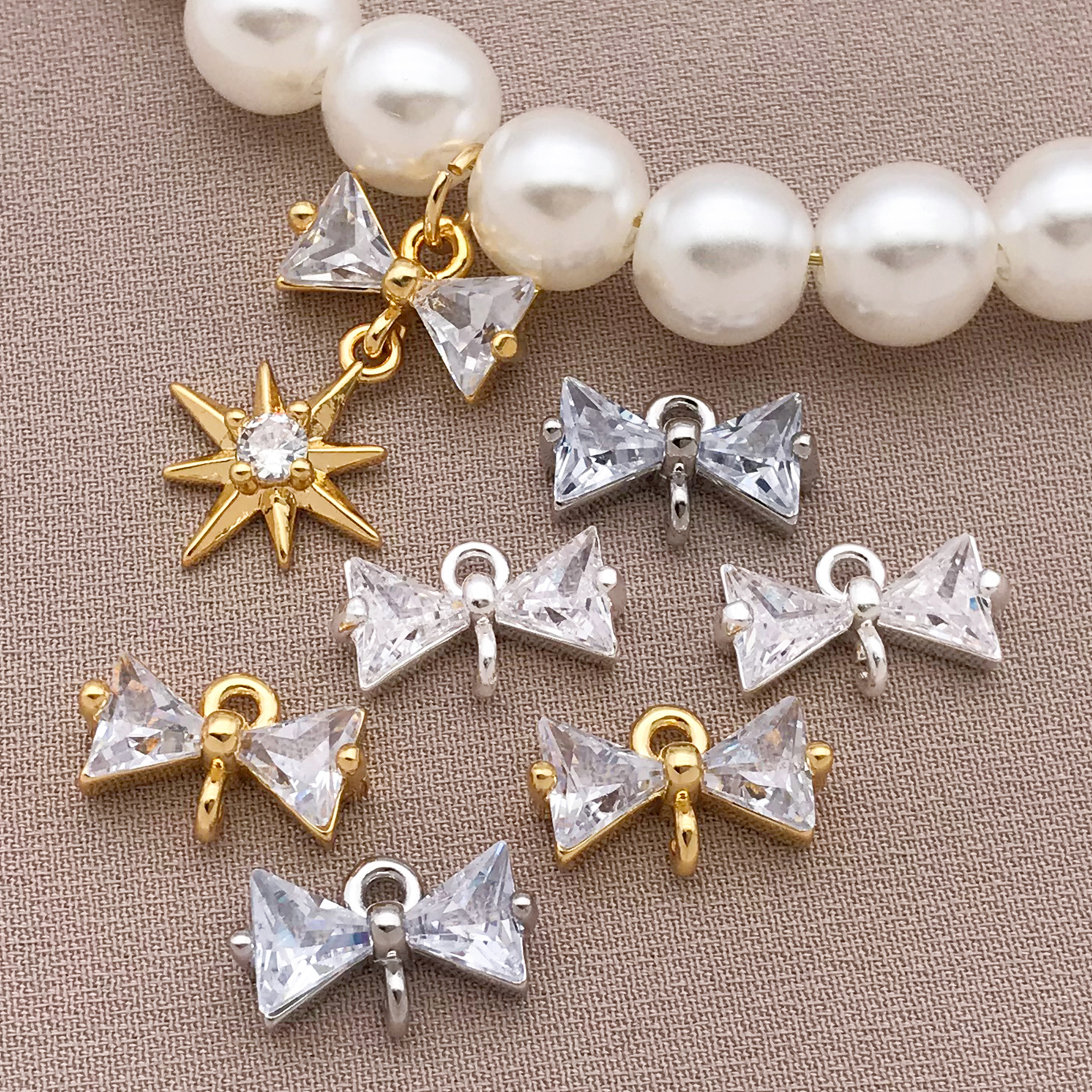 2/4/6pcs Wholesale 18k Gold Pl - Jewelry Making Materials Wholesale recensione e prezzo