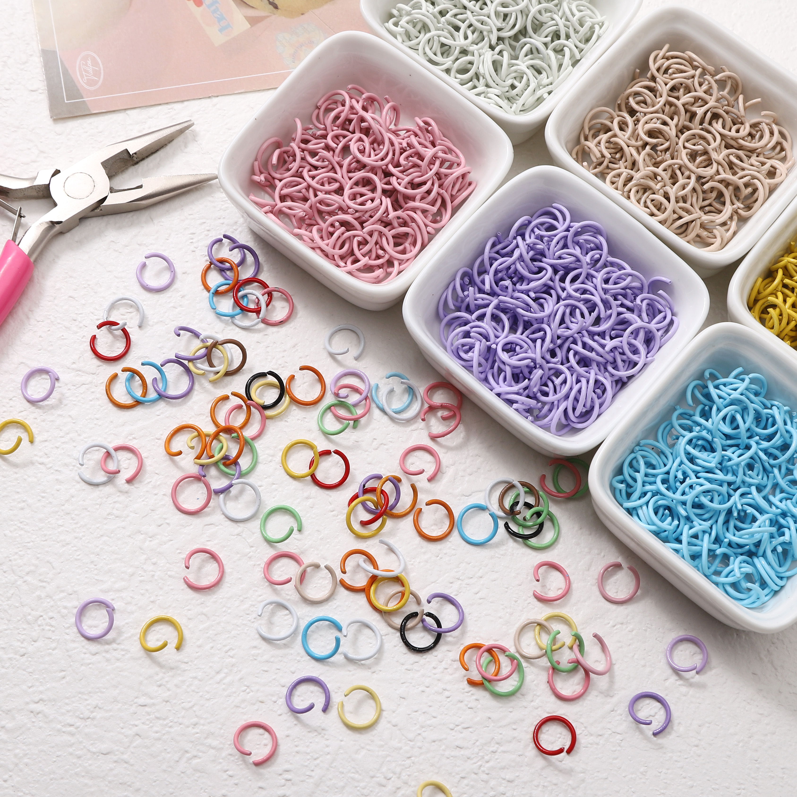 50Pcs/lot 10mm Colorful Iron S - Jewelry Making Looper Tool recensione e prezzo