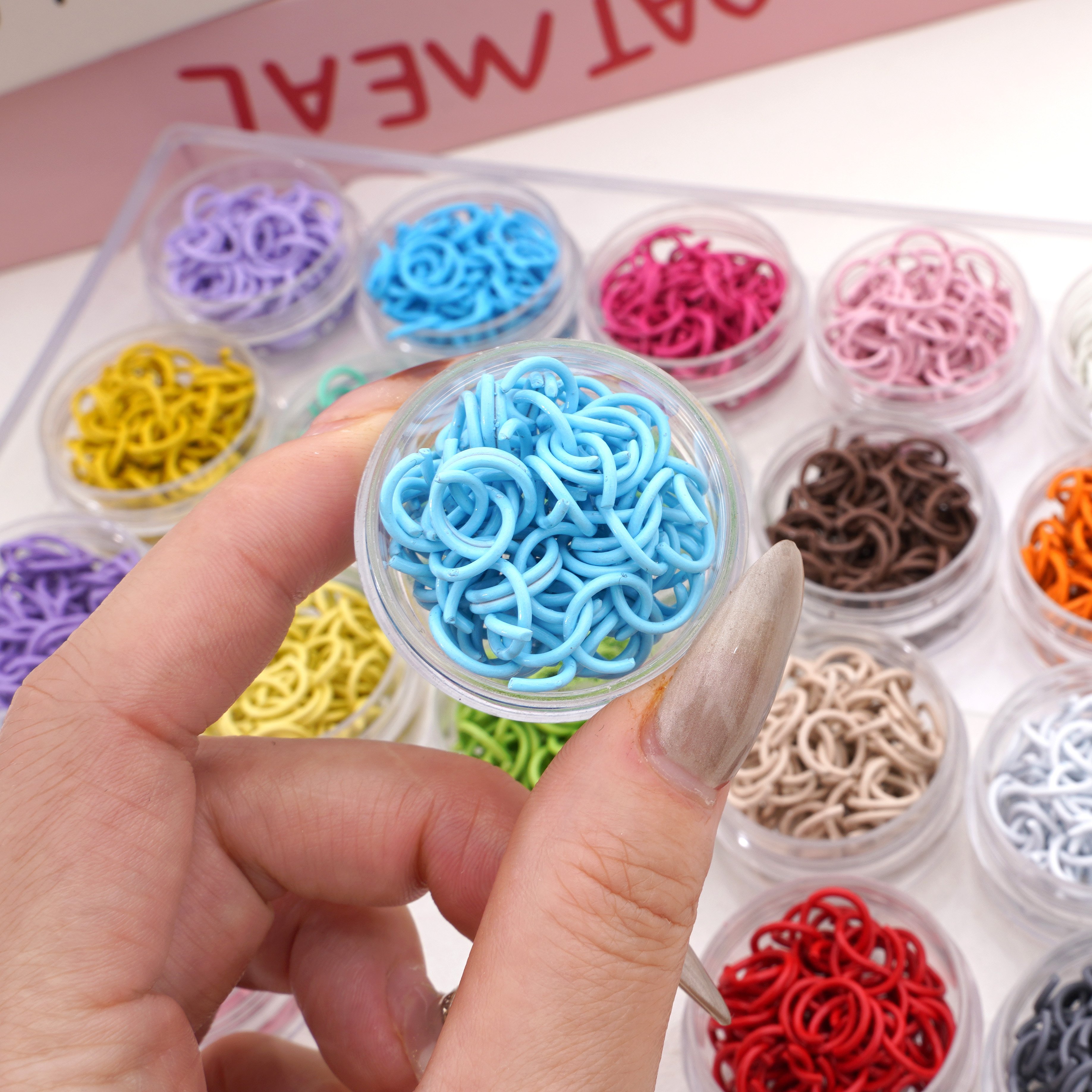 50Pcs/lot 10mm Colorful Iron S - Jewelry Making Looper Tool recensione e prezzo