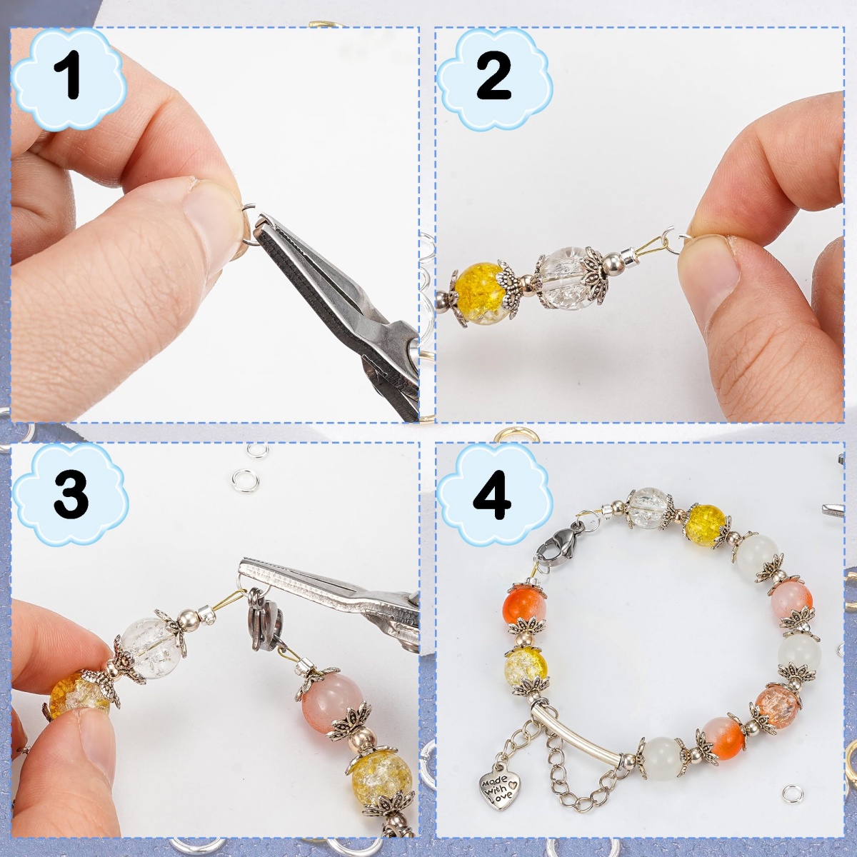 Iron Open Jump Rings Connector - Jewelry Making Looper Tool recensione e prezzo