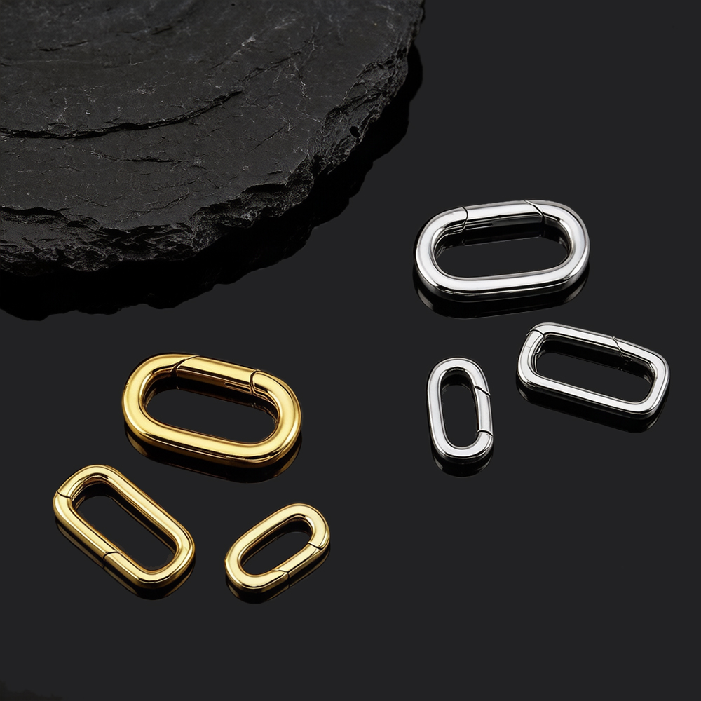 2pcs 18K Gold Plated Filled Ov - Jewelry Making Pins recensione e prezzo