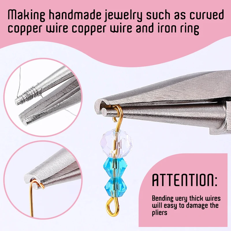 1Pcs Pink Wire Bending Tools R - Jewelry Making Pliers recensione e prezzo