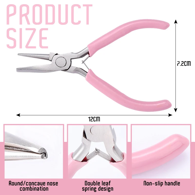 1Pcs Pink Wire Bending Tools R - Jewelry Making Pliers recensione e prezzo