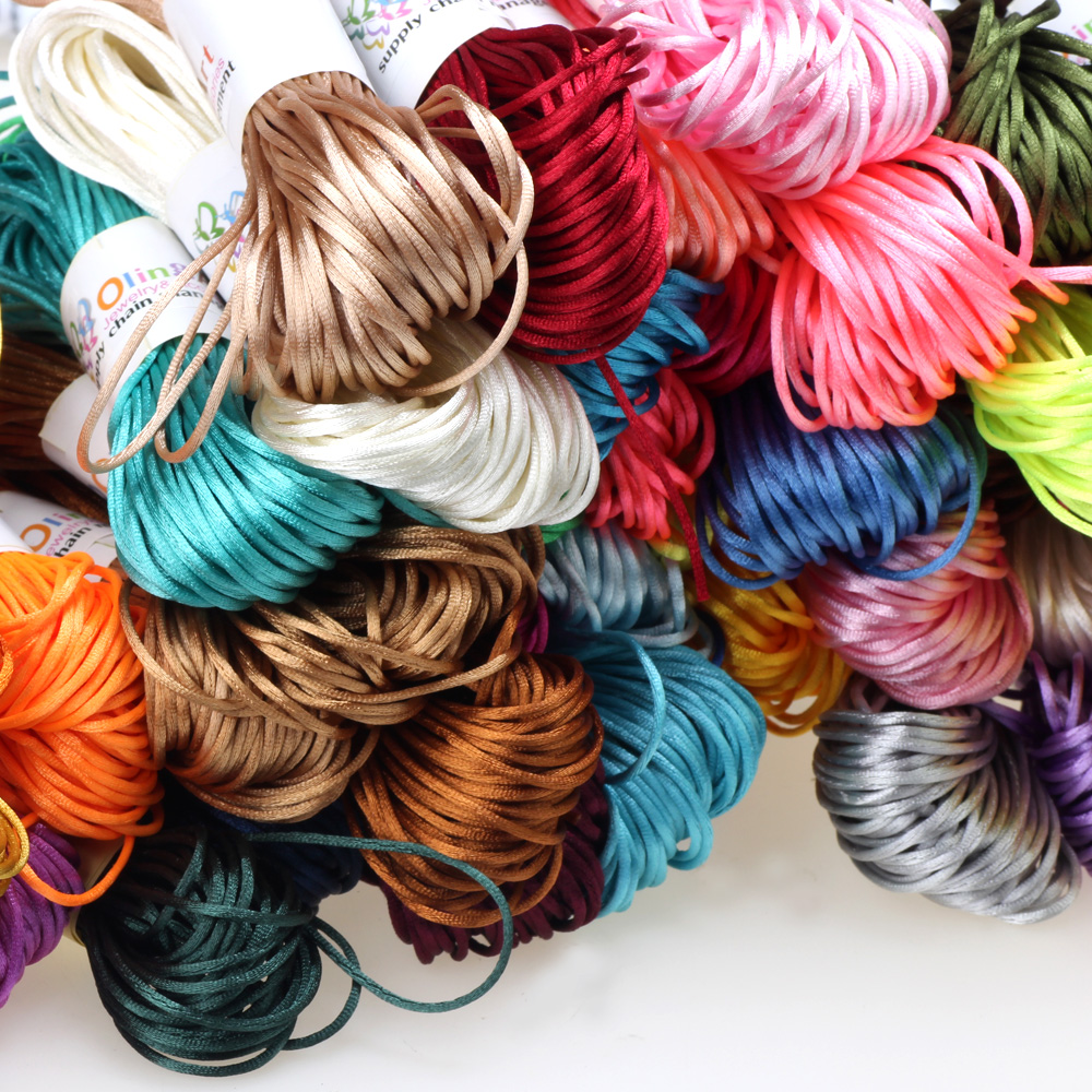 20yards/Lot 1.5mm/2.0MM Chines - Knotting Cord Silk recensione e prezzo