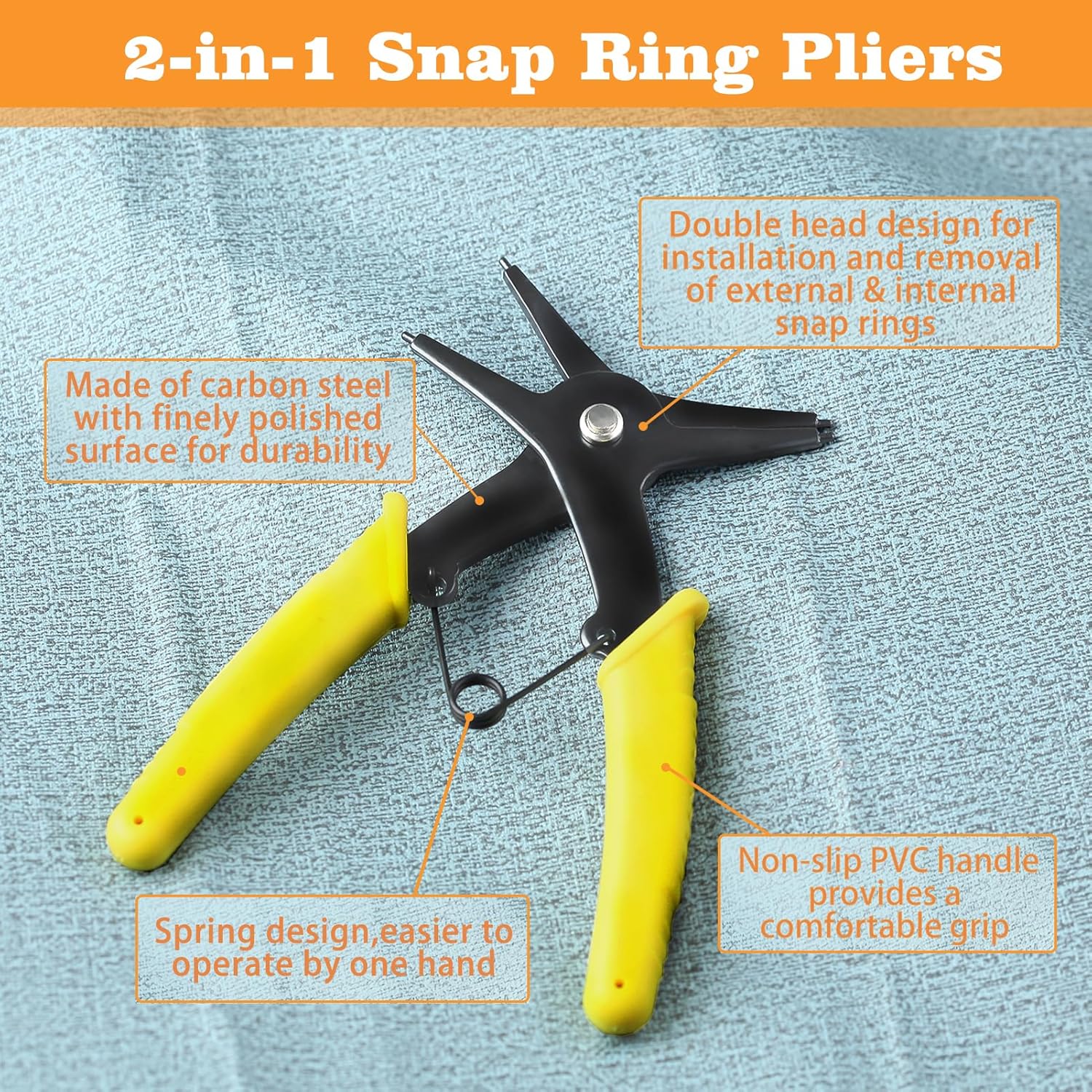 2 In 1 Snap Ring Pliers Mini C - Jewelry Making Pliers recensione e prezzo