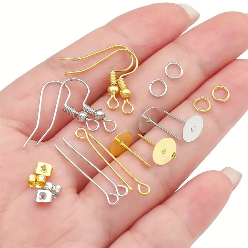 1 Set Box Ear Hook Single Loop - Jewelry Making Materials Wholesale recensione e prezzo