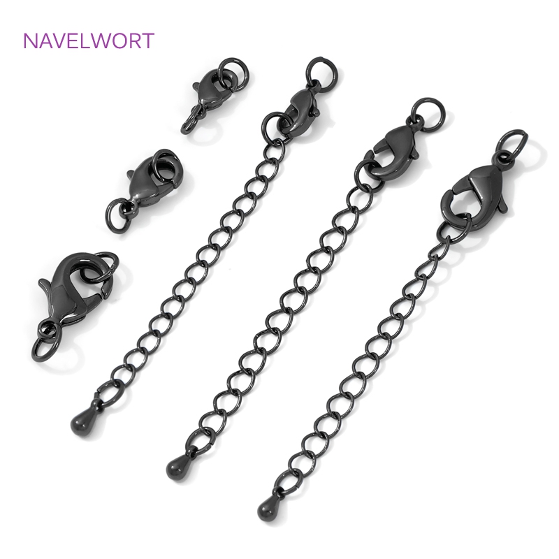 Black Color Brass Lobster Clas - Jewelry Making Chain recensione e prezzo