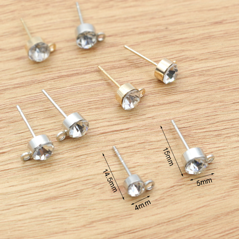 50pcs Stud Earrings Pins with  - Jewelry Making Set recensione e prezzo