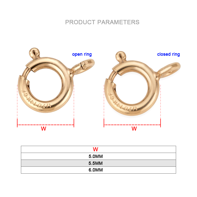 14K Gold Filled Spring Ring Cl - Jewelry Making Pins recensione e prezzo